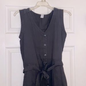NWOT old navy button front dress with tie waist